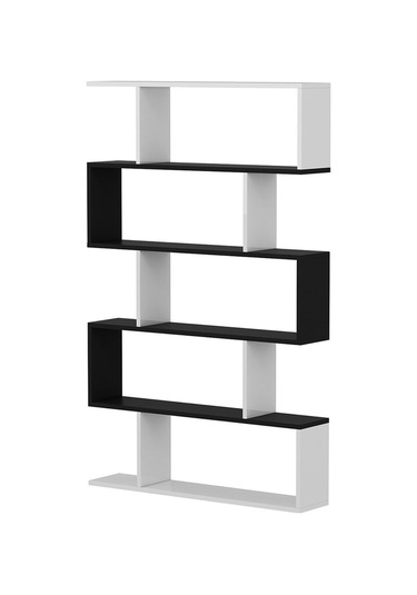 Core-s Kitaplık - Beyaz / Siyah