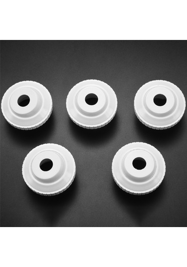 Anjiexun 5 Adet/takım Yüzme Havuzu Havuz Nozulu Nozul Ağızlık Göz Küresi 1,5 İnç Beyaz