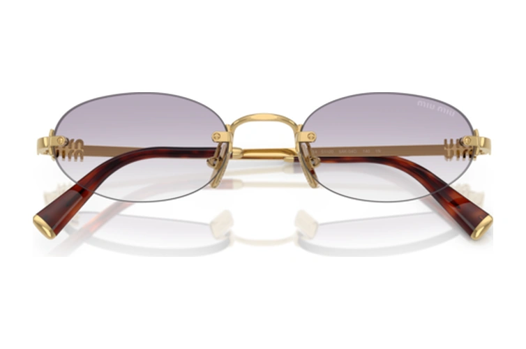 Mu Mua54s 5ak04o 51-20-140 Kadın Güneş Gözlüğü Altın