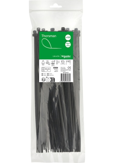 Schneider Electric Imt46420 300x4,8 Siyah Kablo Bağı Klips 100'lü Paket
