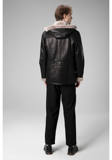 Dericlub E2218 Jumbo Içi Kürklü Kapüşonlu Gerçek Deri Erkek Kaban Siyah (556307811) Siyah Dericlub E2218 Jumbo Içi Kürklü Kapüşonlu Gerçek Deri Erkek Kaban Siyah (556307811) Siyah