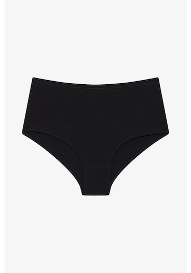 Penti Siyah Pamuklu Yüksek Bel 3lü Slip Külot
