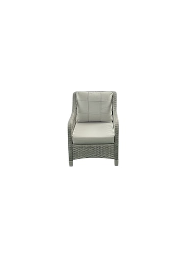 Petra Galvanizli 3+1+1+masa 80x140 +2 Puf Bahçe Balkon Mobilyası Açık Krem