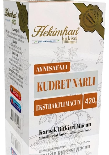 Hekimhan Bitkisel Aynısafalı Kudret Narlı Ekstraktlı Macun 420 G