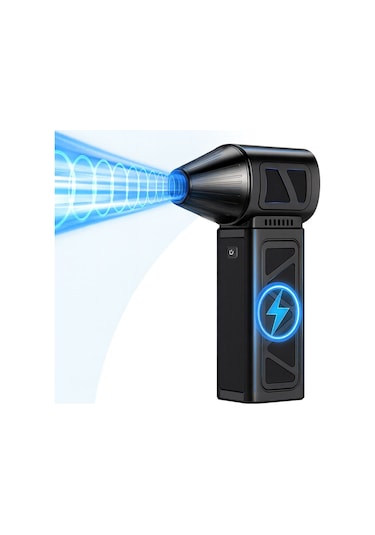 Araç Ev Ve Elektronik Temizliği İçin Güçlü Şarjlı Hava Üfleme Makinesi 130.000 Rpm Turbo Fan Blower