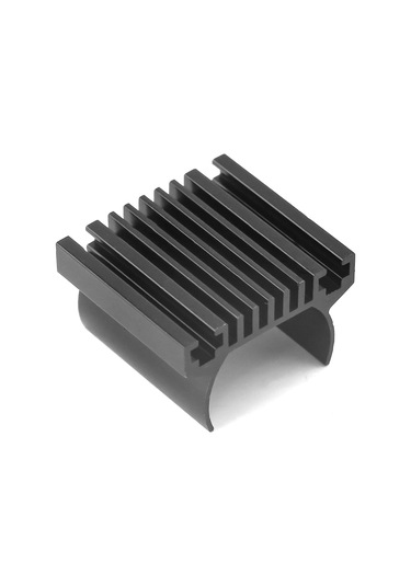 Youtek Trax4 Ve Trax4-m 1/18 Rc Zırhlı Araçlar İçin Bjm401 Modeli 180 Motor Soğutma Radyatörü Siyah - Alüminyum Alaşımlı Upgrade Parça