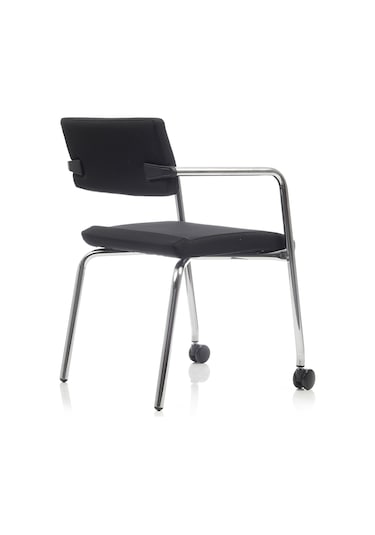 Burosit Bürosit Rabbit Krom Sandalye 2 Tekerlekli