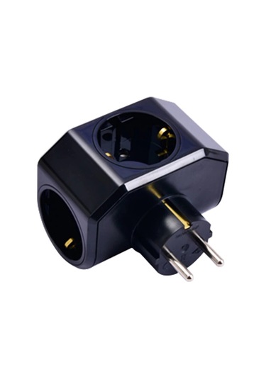 Siyah Yonca Plus 3lü Topraklı Priz Fiş 04-zm 5365 Diğer