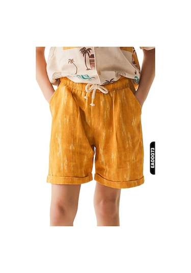 Nk Kids Xo Kids Erkek Neptün Şort 4-8 Yaş 66505 Sarı