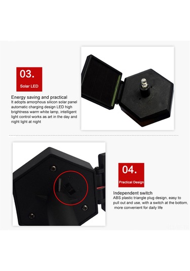 Yifomall Güneş Enerjili Kış Baba Figürlü Bahçe Işığı - Ip44 Su Geçirmez Dış Mekan Dekorasyonu, 4 Renkli Toplu Paket, Akşamdan Sabaha Otomatik Aç-kapa