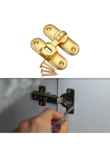 Suntek Ahır Kapı Kilidi Mandalı Oda Yatak Odası Banyo Altın