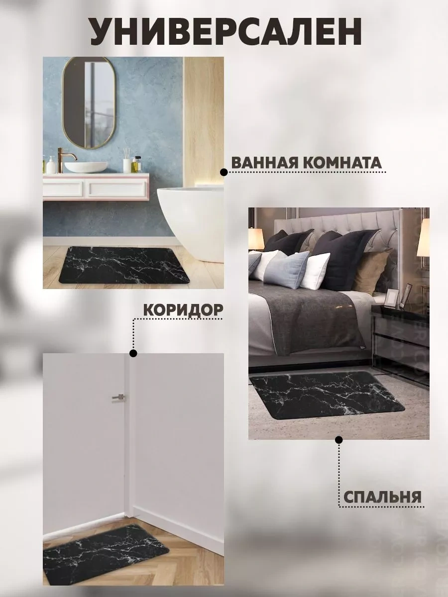 Rıdberg Home Banyo Paspası 166401971 Siyah