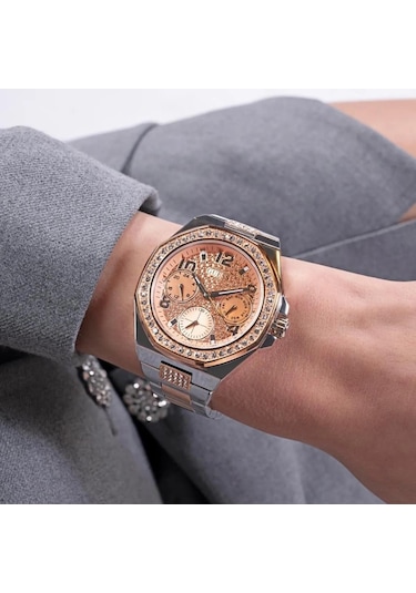Guess Gugw0777l3 Quartz Çelik Rose/gri 40 Mm Kadın Kol Saati