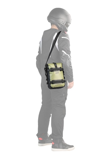 Hallow Rhinowalk 6L MT2206 Tamamen Su Geçirmez Motosiklet Tampon Çantası Siyah