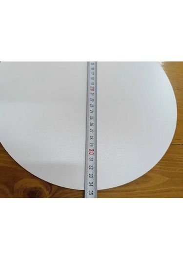 35 Cm Yuvarlak Pasta Altlığı Ve Çok Amaçlı Dekoratif Mdf Panel