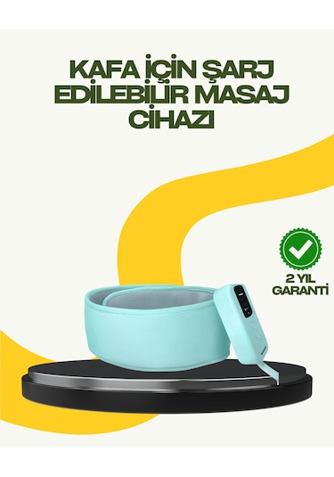 Isıtmalı Baş Masaj Aleti Rahatlatıcı Ve Gerginlik Giderici Tasarım