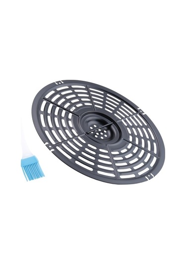 Ulzyvf Siyah Tavası, Izgara Plakası, Rafı, Fırçalı Fryer İçin Buharlı Air Xw Siyah