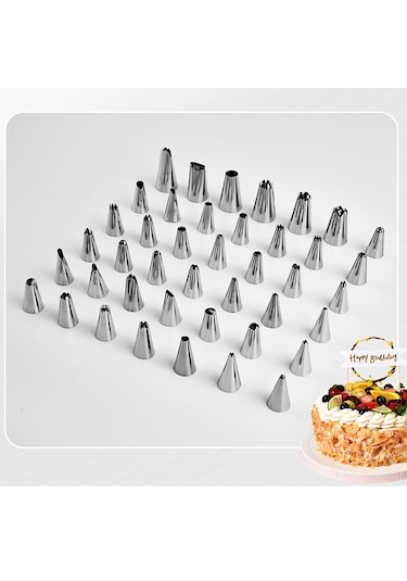 Qingmipy "profesyonel Pasta Dekorasyon Seti - 83 Parça Yeniden Kullanılabilir Kek Süsleme Ekipmanları" Diğer