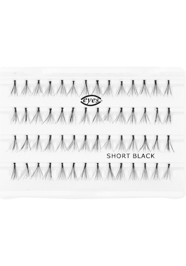 Eyes Tekli Kirpik 56'lı Short Siyah-28