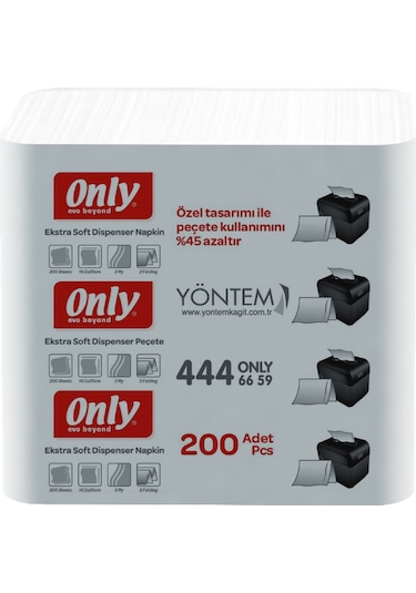 Only Eva Beyond Dipenser Peçete 200 Yaprak