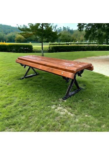 Motifli Arkalıksız Oturma Bankı 145 Cm-231