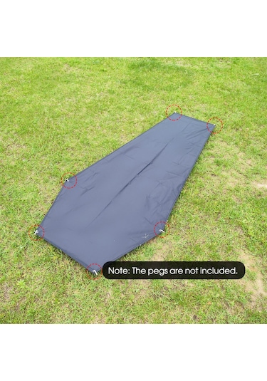 Samdoo Y13145 Çadır İçin 210d Oxford Kumaş Siyah Zemin Kılıfı - Pu4000mm Su Geçirmez 220x90cm Çok Renkli