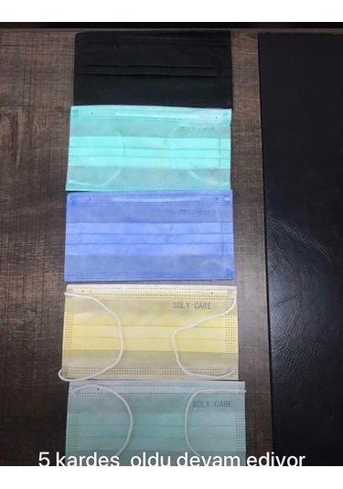 Soly Care 3 Katlı Telli Ultrasonic Cerrahi Maske 2000 Adet