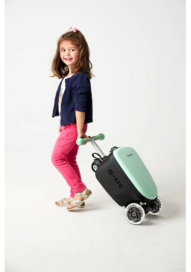 Micro Ride On Luggage Junior Scooter Bagaj Çanta Mint Yeşil