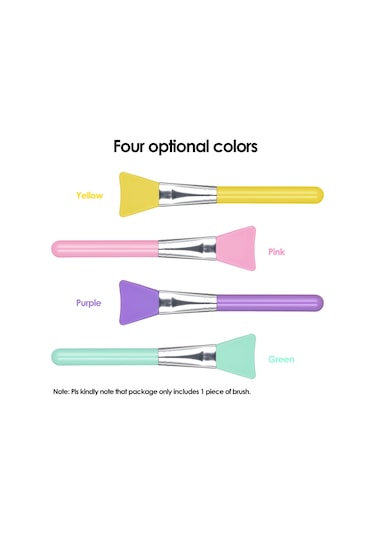 Samdoo Yeşil Silikon Maskara Fırçası - Yumuşak Uçlu, Saçsız, Deri Dostu, Ev & Seyahat Kullanıma Uygun