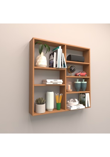 Rafkestir Bologna 2 Duvar Rafı Bambu ( Mat )