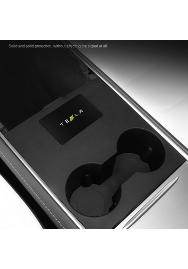 Tesla Model 3 / Y Silikon Bardak İçecek Tutucu Siyah