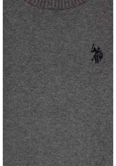 U.s. Polo Assn. Erkek Çocuk Gri Melanj Kazak /triko 50315586-vr086 Gri Melanj