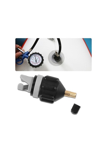 Trendooze Tekne Tahtası Sörf Siyah Şişme Pompası Kurulu Kürek Kullanılan Kayık Kauçuk Hava Ayakta Adaptörü Pl