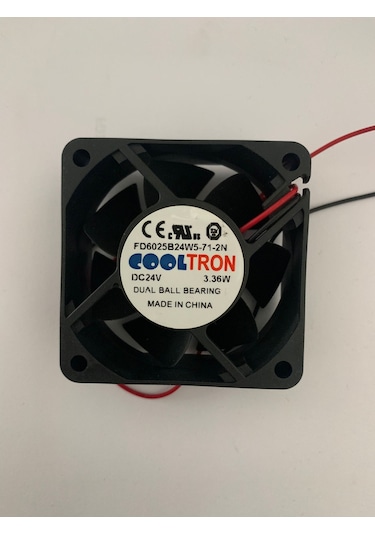 Cooltron 60 60 25mm Dc 24v 2 Kablolu Fan
