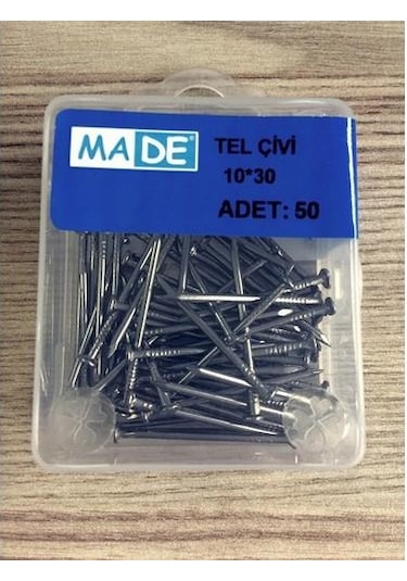 Made Tel Çivi 10X30 (1 Kutu:50 Adet) St-44 N11.45751