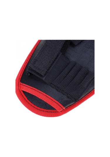 Kırmızı Taşınabilir Akülü Matkap Tutucu Alet Çantası Tornavida Bel Elektrikli Alet Kemer Çantası