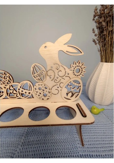 Woodiks Paskalya Yumurtası Standı 152009640 Bej