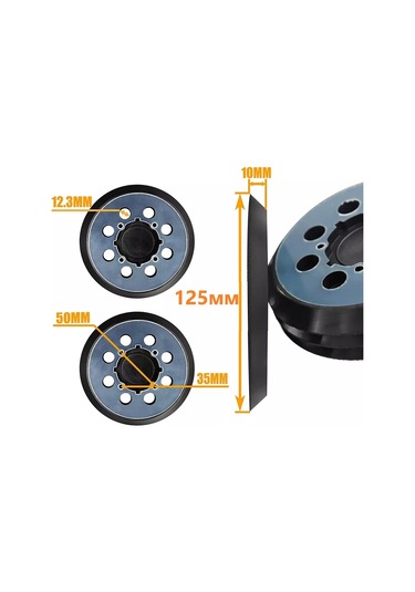 Vitatools Dewalt Dwe64233, N329079 Önlük Destek Tabağı 125 Mm 147037890