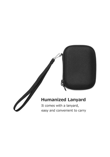 Moveevo Siyah Nilon Mouse Çantası -  Magic Mouse 2 Uyumlu Taşınabilir Depolama Kutuğu Siyah