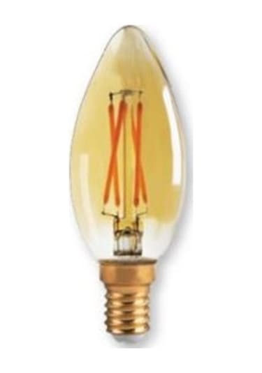 Cata Rustik Buji Ampul E14 Duy 4 Watt Amber Ct4280