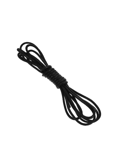 80 Cm Siyah Mumlu Klasik Ayakkabı Bağcığı Siyah