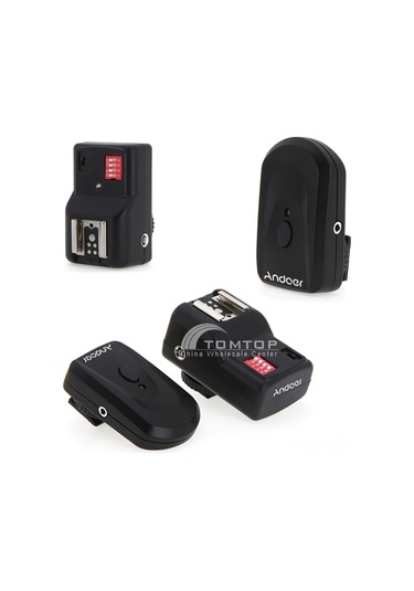 Yaozixa Andoer Evrensel 16 Kanal 433mhz Radyo Kumanda Flaş Tetikleyici, 30m Uzaklık, Siyah, Stüdyo Ve Dış Mekan Flaşları İçin