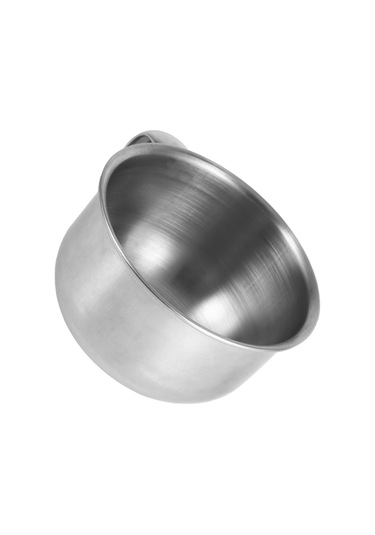 Maiyame Stainless Steel Tıraş Kasesi, Kollü Ve Dayanıklı, Tıraş Kremi/şampuanı Saklama, Erkekler İçin Gündelik Kullanım Veya Hediye