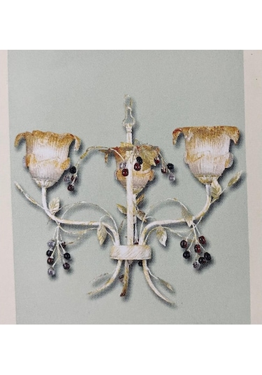 Ithal Üçlü Metal Avize 4032-3Pa