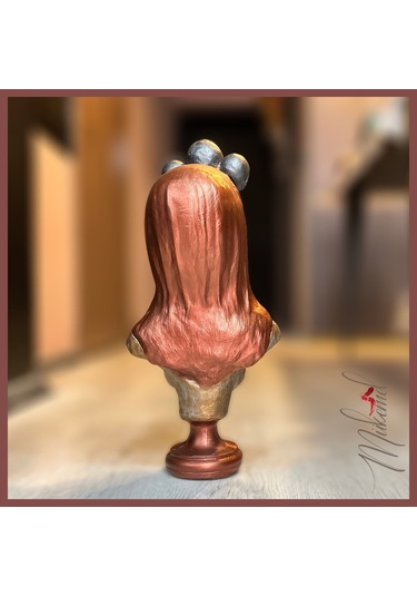 Şeker Kafatası Catrina Büstü Heykeli, Güçlü Kadın Figürü, 3