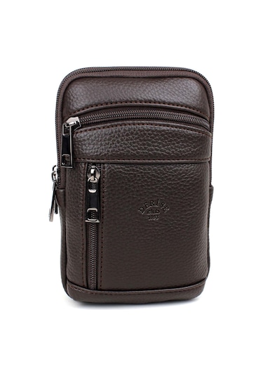 K.rengi Erkek Çanta Omuz Askılı Çanta Postacı Erkek Omuz Çantası Kahverengi