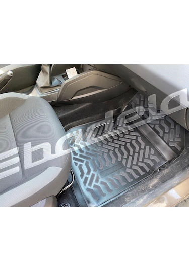 Duster Havuzlu Ithal 5D Paspas Kokusuz Kaucuk Sıyah Tam Uy...