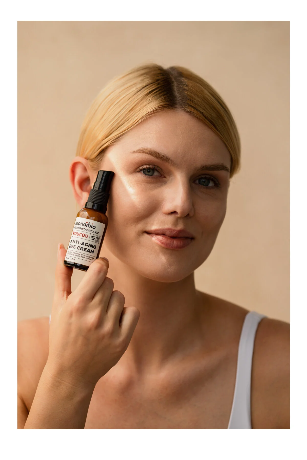 Monoibio Roucou Yaşlanma Karşıtı Göz Çevresi Kremi - Anti Aging Göz Altı Torbası Morluğu Kazayağı Kremi 30 Ml