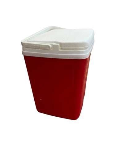 Padilon 20 Litre Buzluk Termos Soğutucu Kamp Buzluk Piknik Buzluk Kırmızı