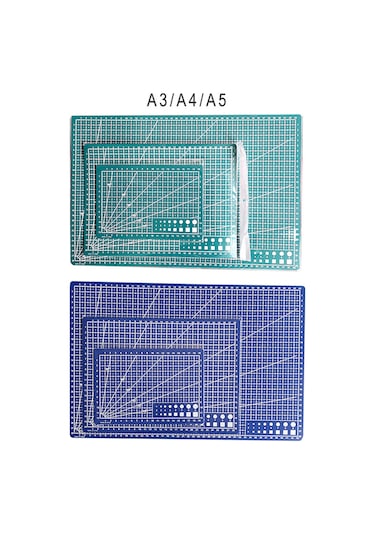 Yaleker Yeşil Pvc Kesim Tahtası A3 45x30cm - Sanayi Ve El İşleri İçin Dayanıklı Kırık Ve Çizik Önleyici Tahta Yeşil